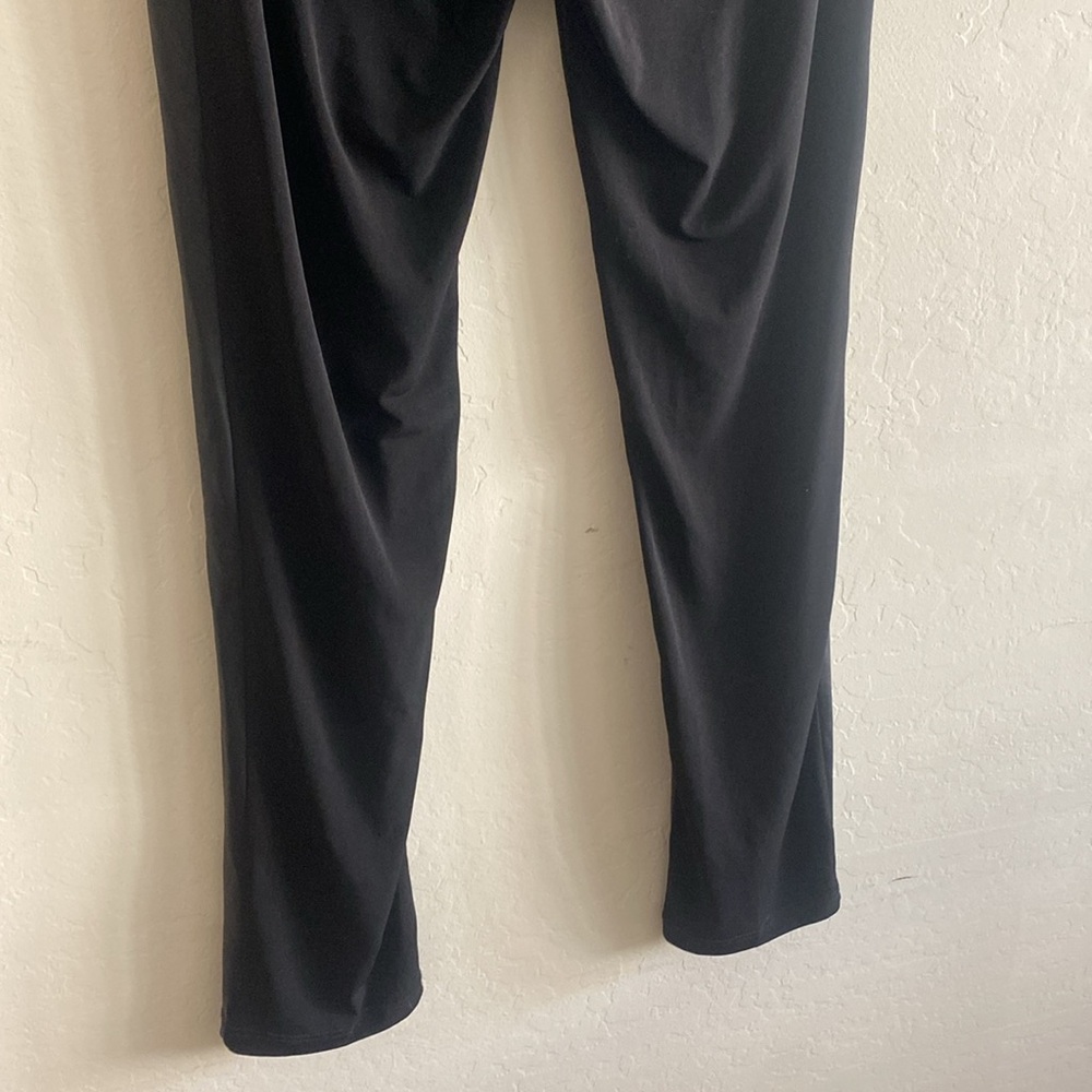Clara Sunwoo Liquid Leather™ Sheen Two-Tone Legging - Black - Picture 12 of 13